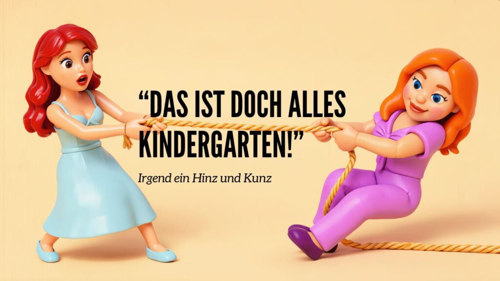 Rufmord ist kein Kindergarten